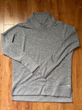 Reitmans Gray Shawl Neck Pullover Sweater
